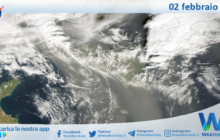 Meteo Sicilia: immagine satellitare Nasa di domenica 02 febbraio 2025