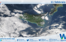 Meteo Sicilia: immagine satellitare Nasa di martedì 11 febbraio 2025