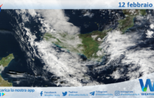 Meteo Sicilia: immagine satellitare Nasa di mercoledì 12 febbraio 2025