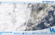 Meteo Sicilia: immagine satellitare Nasa di mercoledì 26 febbraio 2025