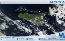 Meteo Sicilia: immagine satellitare Nasa di martedì 04 marzo 2025