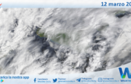 Meteo Sicilia: immagine satellitare Nasa di mercoledì 12 marzo 2025