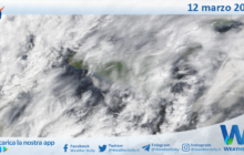 Meteo Sicilia: immagine satellitare Nasa di mercoledì 12 marzo 2025