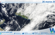 Meteo Sicilia: immagine satellitare Nasa di mercoledì 26 marzo 2025
