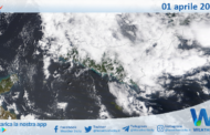 Meteo Sicilia: immagine satellitare Nasa di martedì 01 aprile 2025