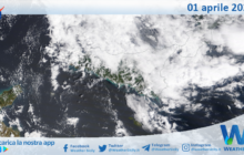 Meteo Sicilia: immagine satellitare Nasa di martedì 01 aprile 2025