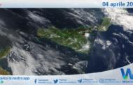 Meteo Sicilia: immagine satellitare Nasa di venerdì 04 aprile 2025
