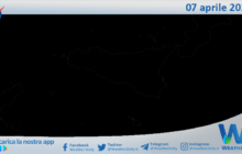 Meteo Sicilia: immagine satellitare Nasa di lunedì 07 aprile 2025