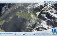 Meteo Sicilia: immagine satellitare Nasa di martedì 15 aprile 2025