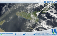 Meteo Sicilia: immagine satellitare Nasa di martedì 15 aprile 2025