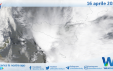 Meteo Sicilia: immagine satellitare Nasa di mercoledì 16 aprile 2025