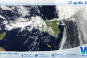 Meteo Sicilia: immagine satellitare Nasa di giovedì 17 aprile 2025
