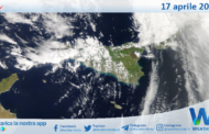 Meteo Sicilia: immagine satellitare Nasa di giovedì 17 aprile 2025