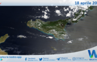 Meteo Sicilia: immagine satellitare Nasa di venerdì 18 aprile 2025