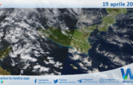 Meteo Sicilia: immagine satellitare Nasa di sabato 19 aprile 2025