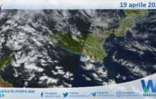 Meteo Sicilia: immagine satellitare Nasa di sabato 19 aprile 2025