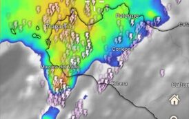 Ciclone Mediterraneo live: temporali e nubifragi abbordano la Sicilia centro-occidentale