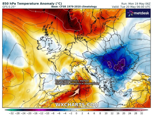 Meteo Sicilia: breve rimonta africana martedì, con tempo variabile in settimana. Possibile instabilità nel weekend?