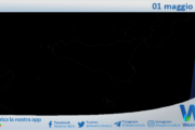 Meteo Sicilia: immagine satellitare Nasa di giovedì 01 maggio 2025