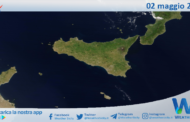 Meteo Sicilia: immagine satellitare Nasa di venerdì 02 maggio 2025