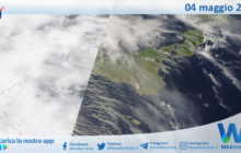 Meteo Sicilia: immagine satellitare Nasa di domenica 04 maggio 2025