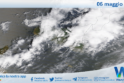 Meteo Sicilia: immagine satellitare Nasa di martedì 06 maggio 2025