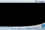 Meteo Sicilia: immagine satellitare Nasa di giovedì 08 maggio 2025