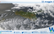 Meteo Sicilia: immagine satellitare Nasa di domenica 11 maggio 2025