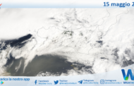 Meteo Sicilia: immagine satellitare Nasa di giovedì 15 maggio 2025