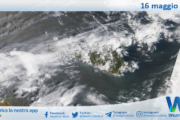 Meteo Sicilia: immagine satellitare Nasa di venerdì 16 maggio 2025