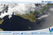 Meteo Sicilia: immagine satellitare Nasa di martedì 20 maggio 2025