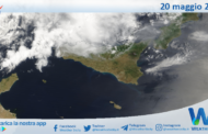 Meteo Sicilia: immagine satellitare Nasa di martedì 20 maggio 2025