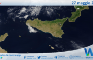 Meteo Sicilia: immagine satellitare Nasa di martedì 27 maggio 2025