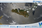 Meteo Sicilia: immagine satellitare Nasa di mercoledì 28 maggio 2025