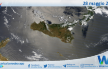 Meteo Sicilia: immagine satellitare Nasa di mercoledì 28 maggio 2025