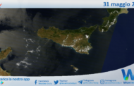 Meteo Sicilia: immagine satellitare Nasa di sabato 31 maggio 2025