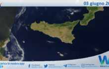 Meteo Sicilia: immagine satellitare Nasa di martedì 03 giugno 2025