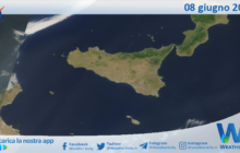 Meteo Sicilia: immagine satellitare Nasa di domenica 08 giugno 2025