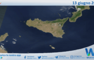 Meteo Sicilia: immagine satellitare Nasa di venerdì 13 giugno 2025