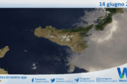 Meteo Sicilia: immagine satellitare Nasa di sabato 14 giugno 2025