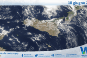 Meteo Sicilia: immagine satellitare Nasa di mercoledì 18 giugno 2025