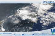 Meteo Sicilia: immagine satellitare Nasa di venerdì 20 giugno 2025