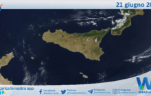 Meteo Sicilia: immagine satellitare Nasa di sabato 21 giugno 2025