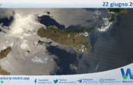 Meteo Sicilia: immagine satellitare Nasa di domenica 22 giugno 2025