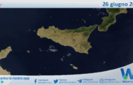 Meteo Sicilia: immagine satellitare Nasa di giovedì 26 giugno 2025