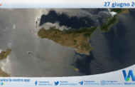 Meteo Sicilia: immagine satellitare Nasa di venerdì 27 giugno 2025
