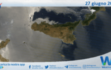 Meteo Sicilia: immagine satellitare Nasa di venerdì 27 giugno 2025