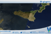 Meteo Sicilia: immagine satellitare Nasa di lunedì 30 giugno 2025