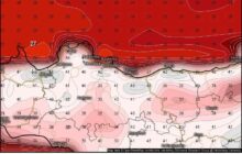 Meteo Palermo:  venerdì attese temperature fino a +42°C! A seguire crollo termico