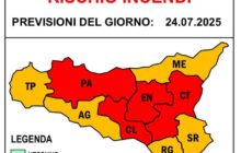 Sicilia: rischio incendi elevato nelle prossime ore!